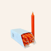 Bougie orange rituelle
