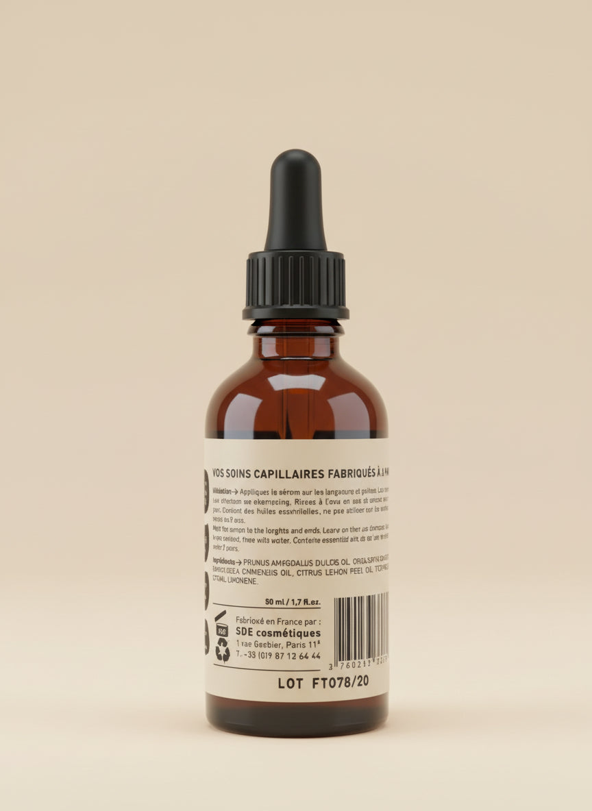 Sérum cheveux bouclés