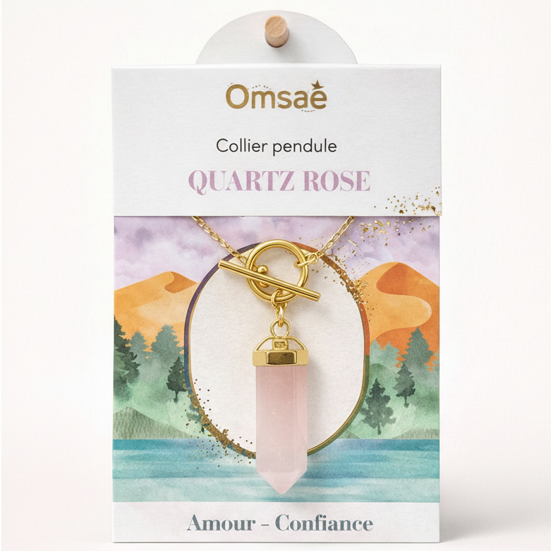 Colliers Pendules en pierres naturelles