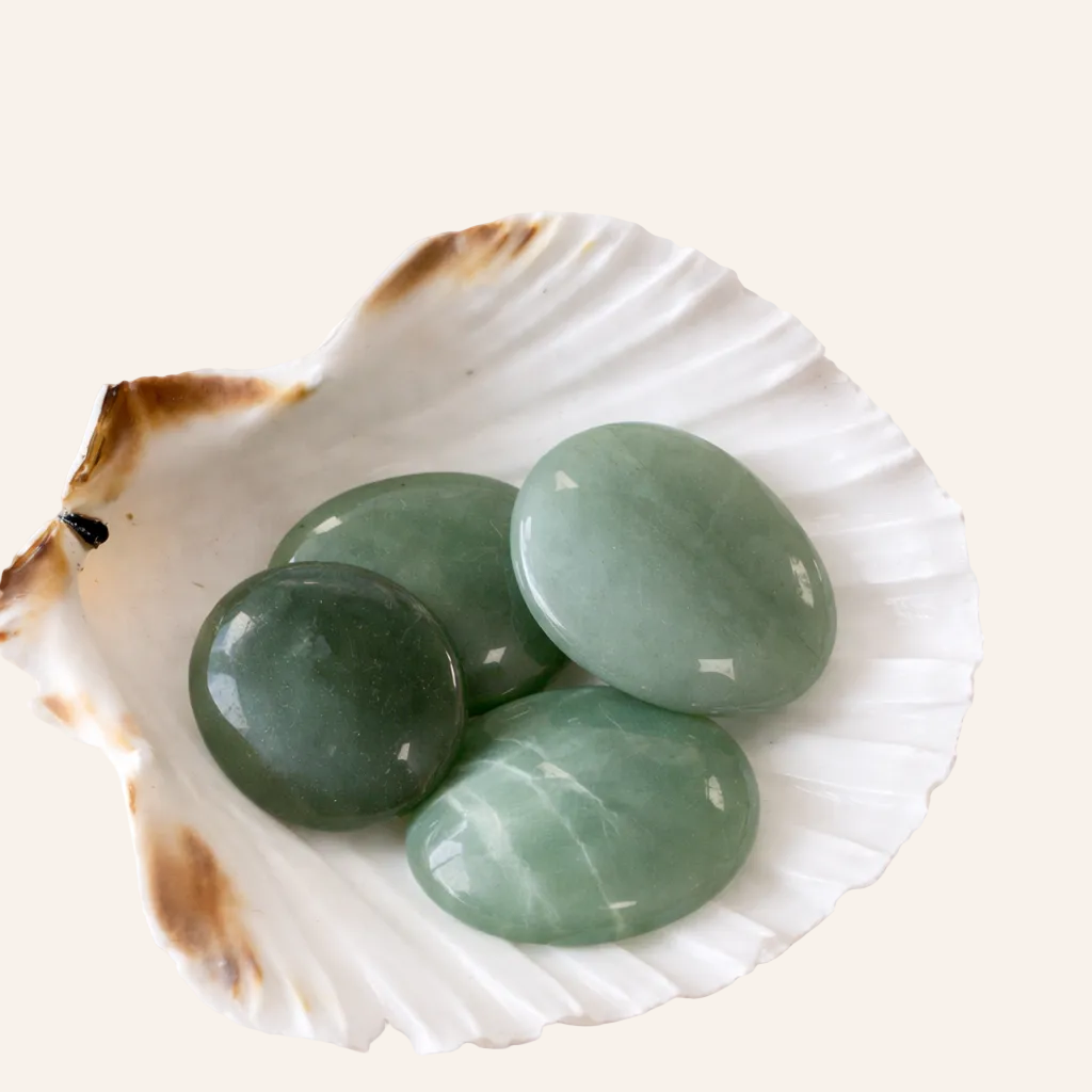 Aventurine verte – Galet poli naturel