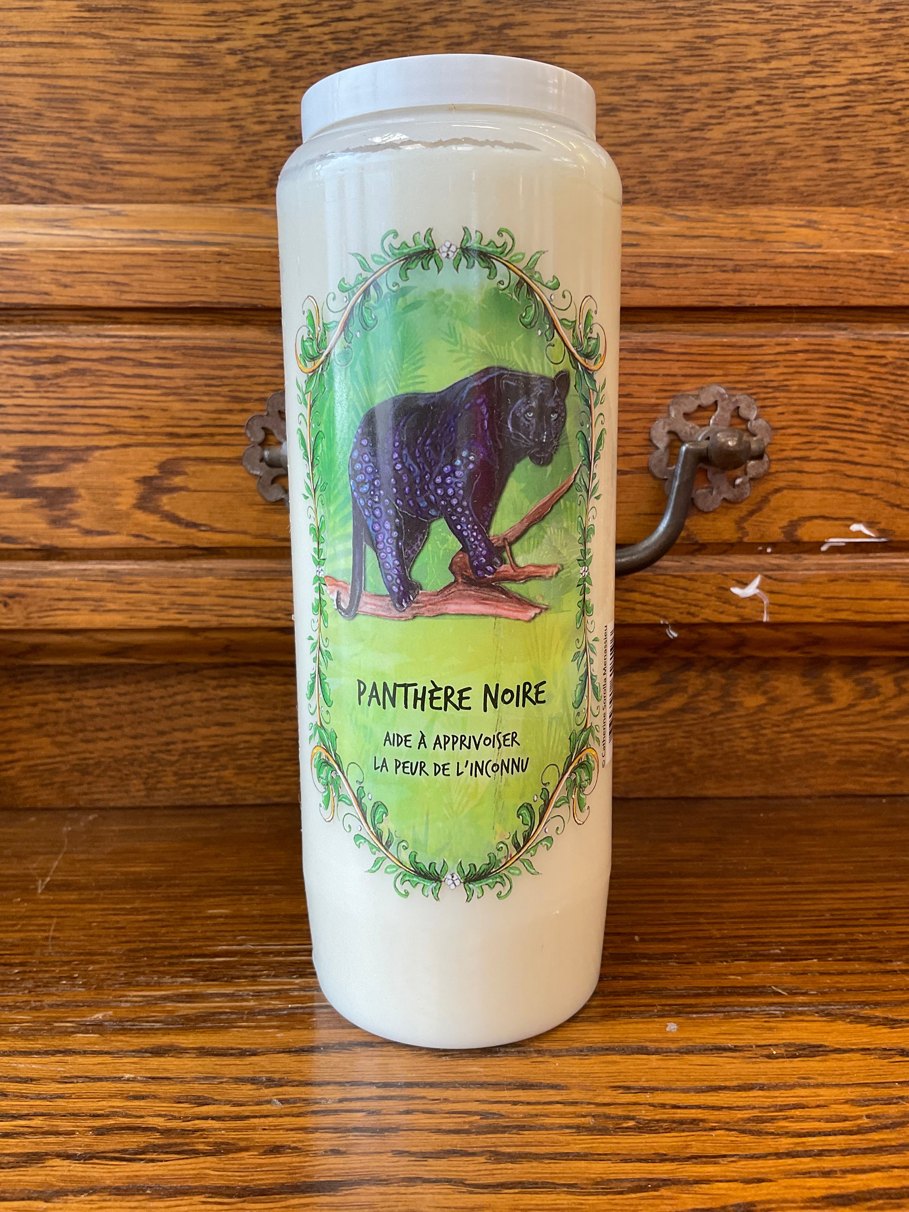 Bougie Neuvaine Animal Totem – Panthère Noire