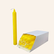 Bougie jaune rituelle