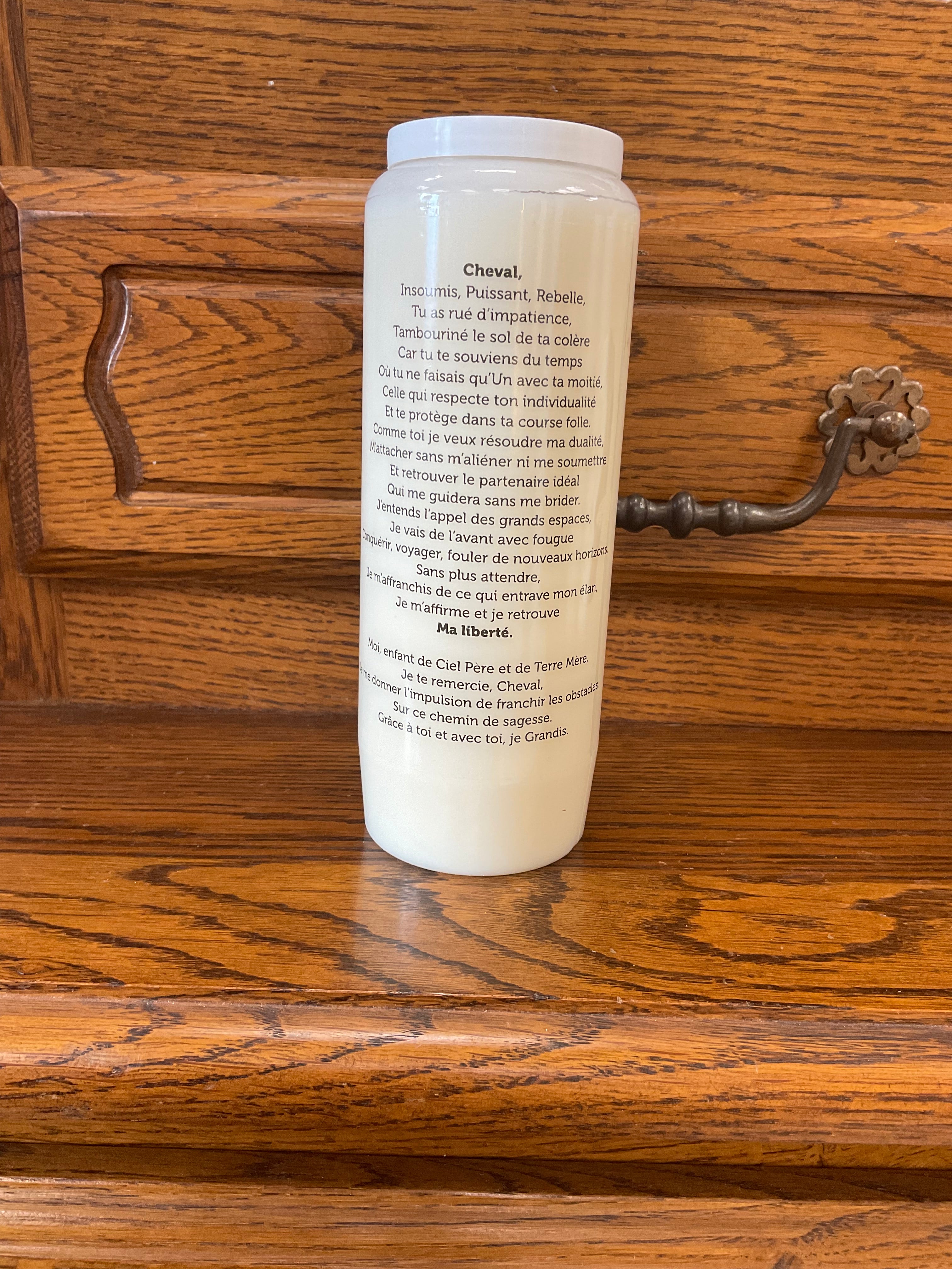 Bougie Neuvaine Animal Totem - Cheval