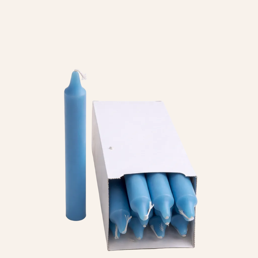 bougie bleu rituel