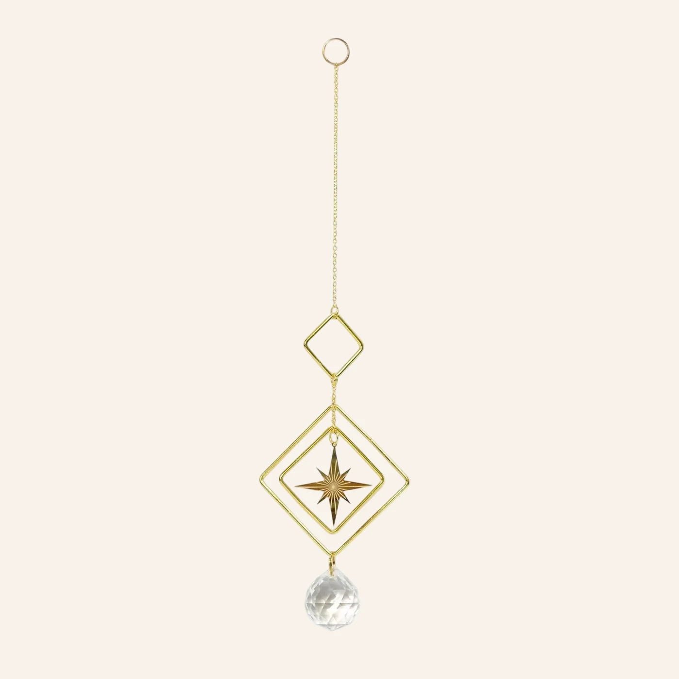 Attrape-Soleil – Suspension Cristal & Métal