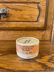 Soin capillaire solide à l’huile de prune – Pêche & Vanille