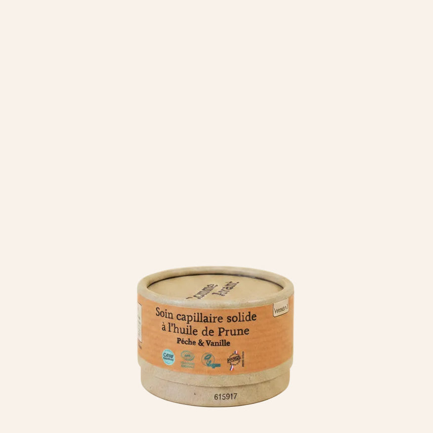 Soin capillaire solide à l’huile de prune