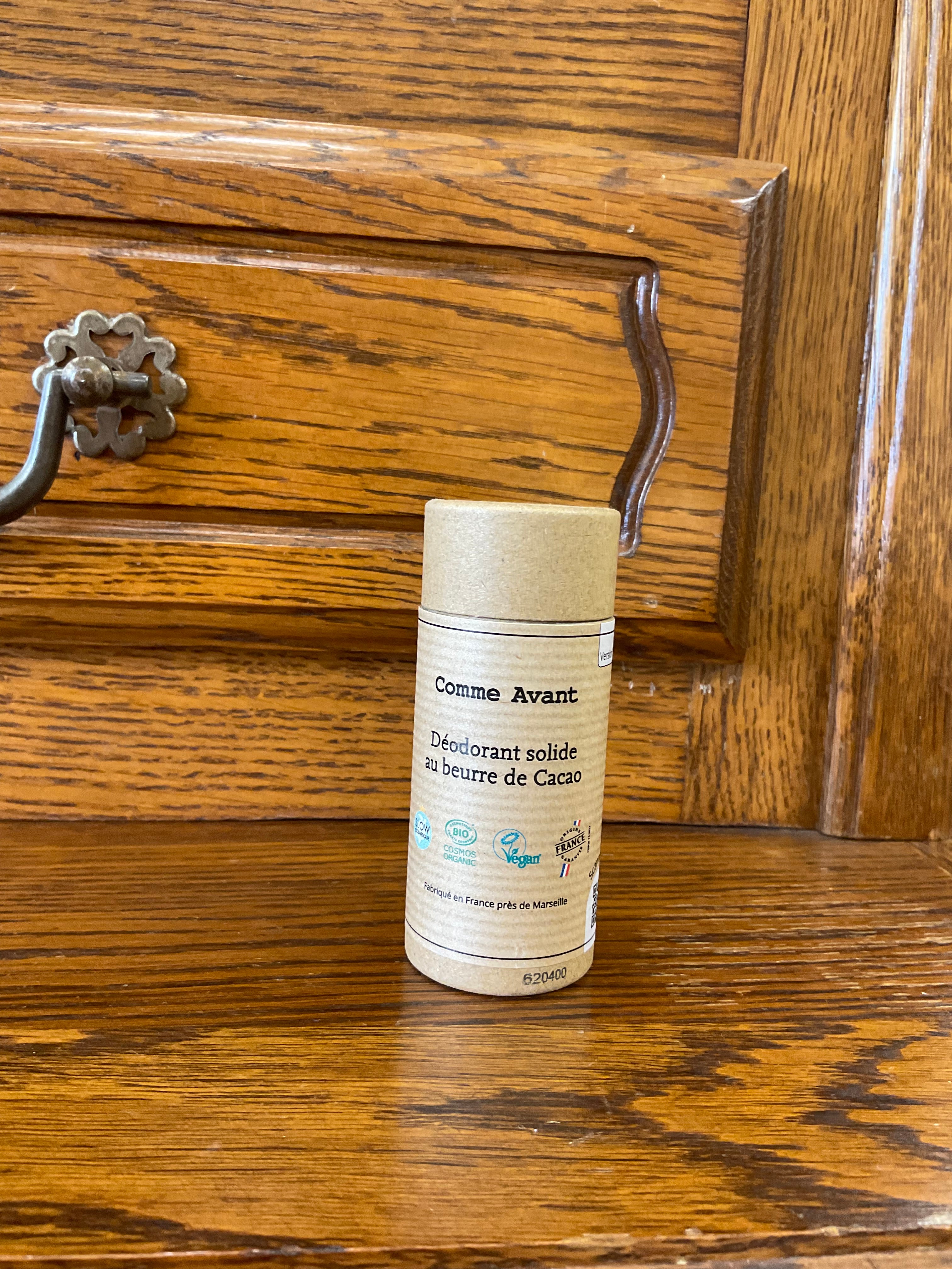 Déodorant solide au beurre de cacao