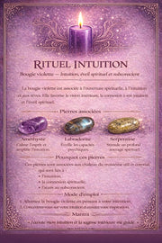 RITUEL INTUITION — Bougie violette