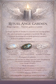 RITUEL ANGE GARDIEN — Bougie argentée