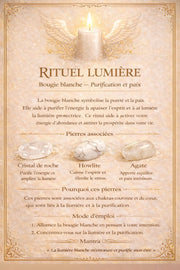RITUEL LUMIÈRE — Bougie blanche