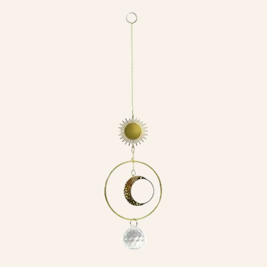 Attrape-Soleil – Suspension Cristal & Métal
