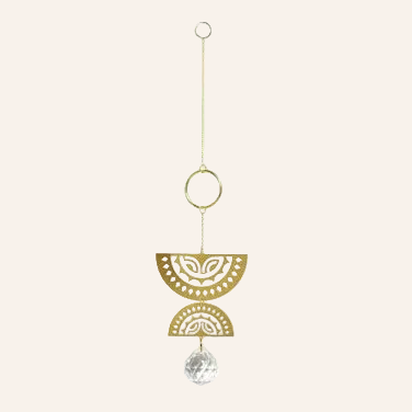 Attrape-Soleil – Suspension Cristal & Métal