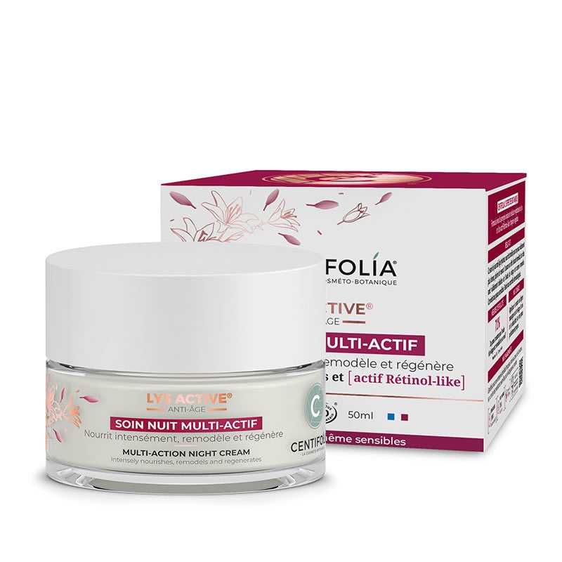 Pot de soin nuit multi-actif Lys Active Centifolia 50 ml