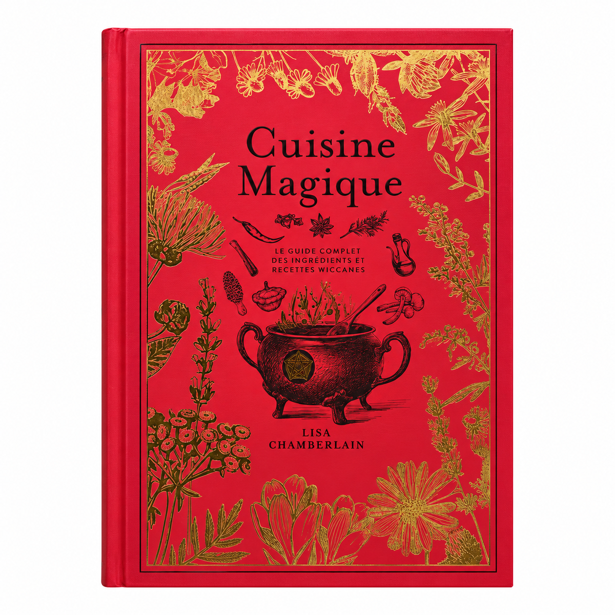 Couverture de Cuisine magique de Lisa Chamberlain sur fond blanc