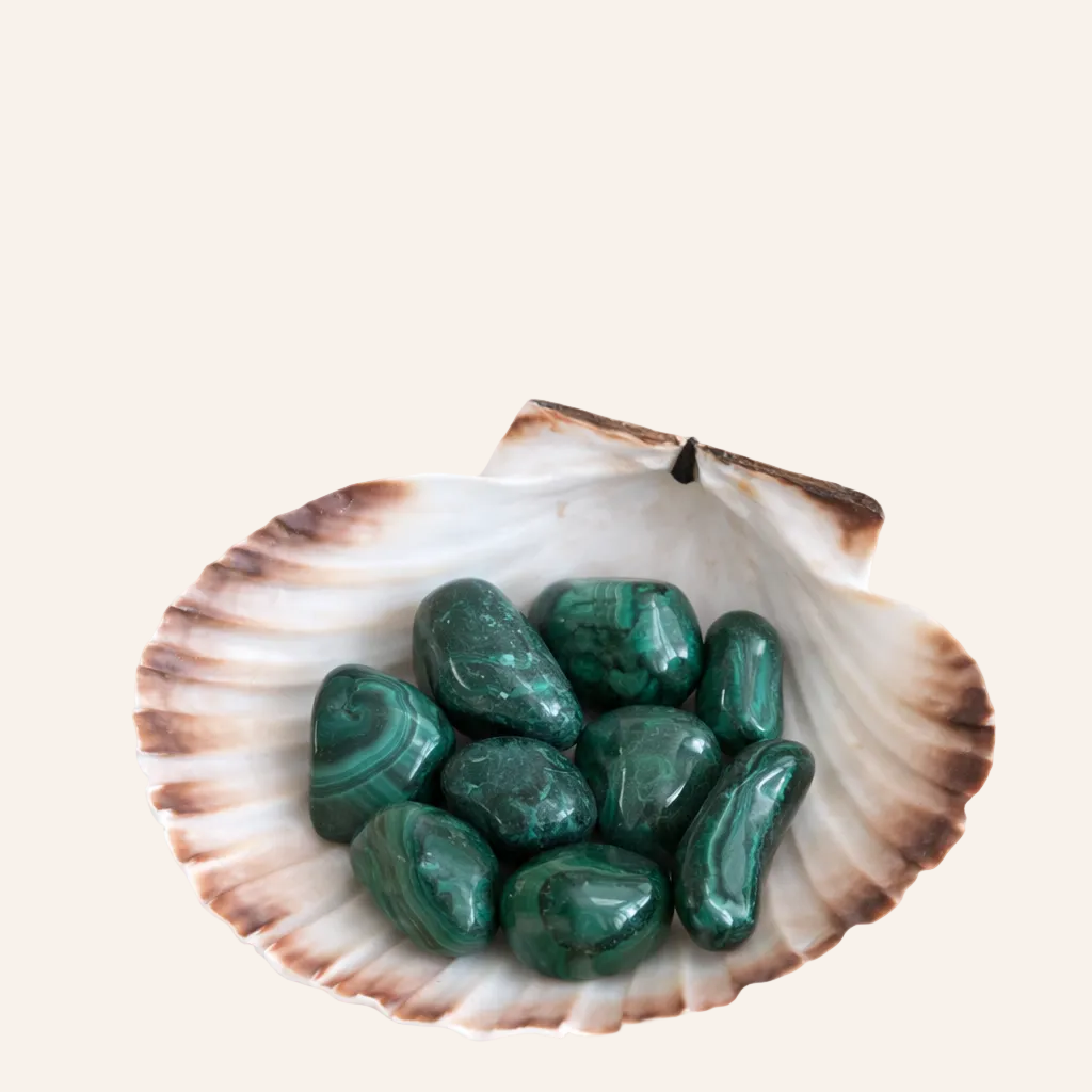 Malachite roulée – Pierre naturelle protectrice