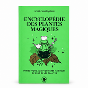 Encyclopédie des plantes magiques de Scott Cunningham, édition poche sur fond blanc