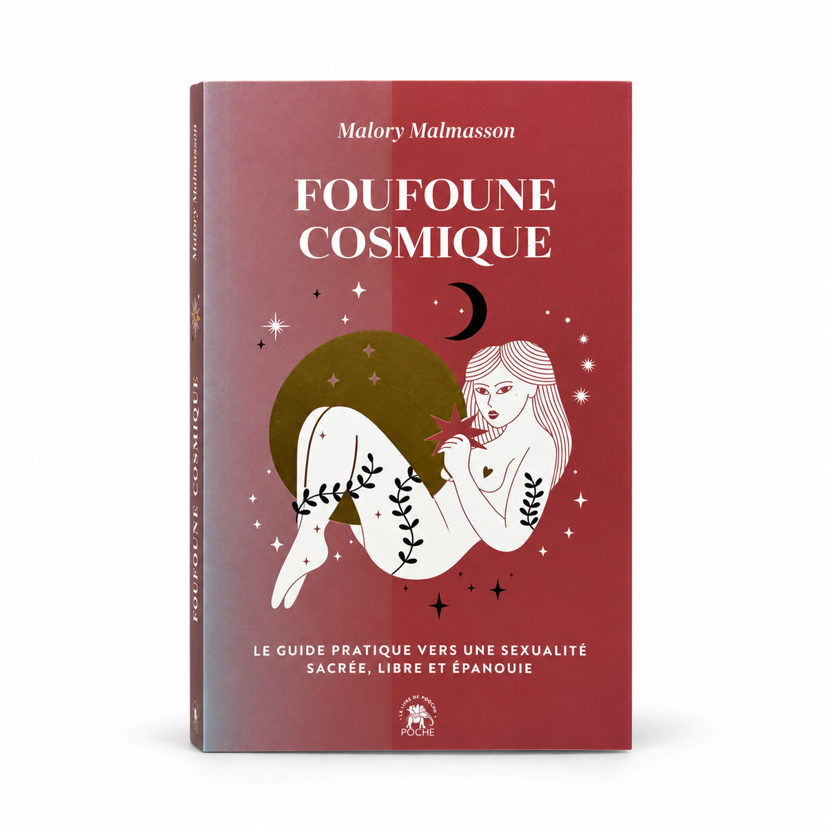 Foufoune cosmique de Malory Malmasson, édition poche sur fond blanc
