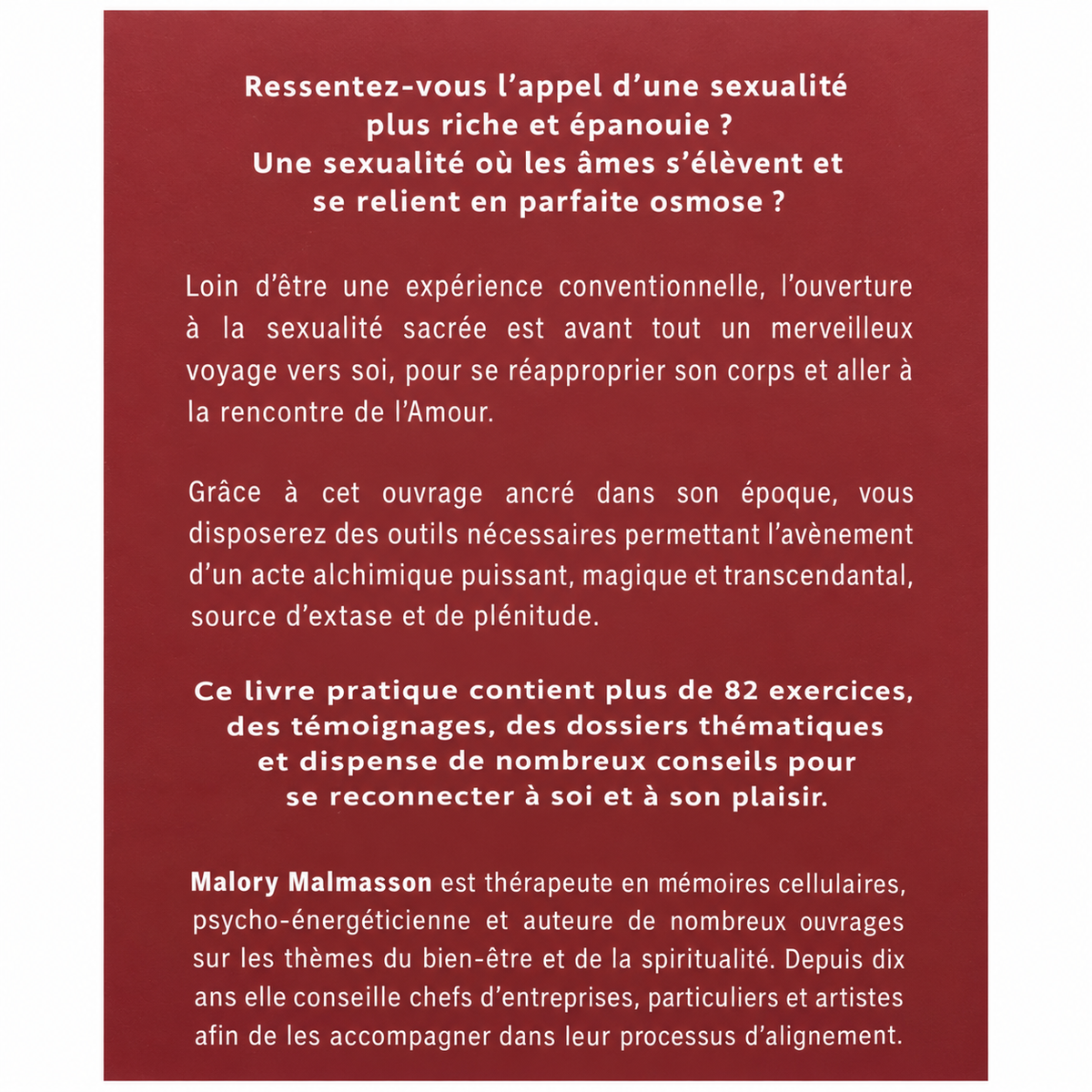 Détail du texte de la quatrième de couverture de Foufoune cosmique sur fond blanc