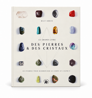 Couverture de Le grand livre des pierres et des cristaux de Mily Robin sur fond blanc