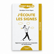 J'écoute les signes de Géraldyne Prévot-Gigant, recto sur fond blanc