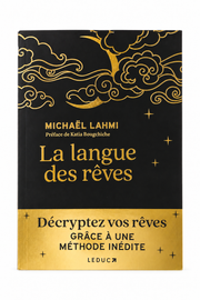 Couverture de La langue des rêves de Michaël Lahmi sur fond blanc