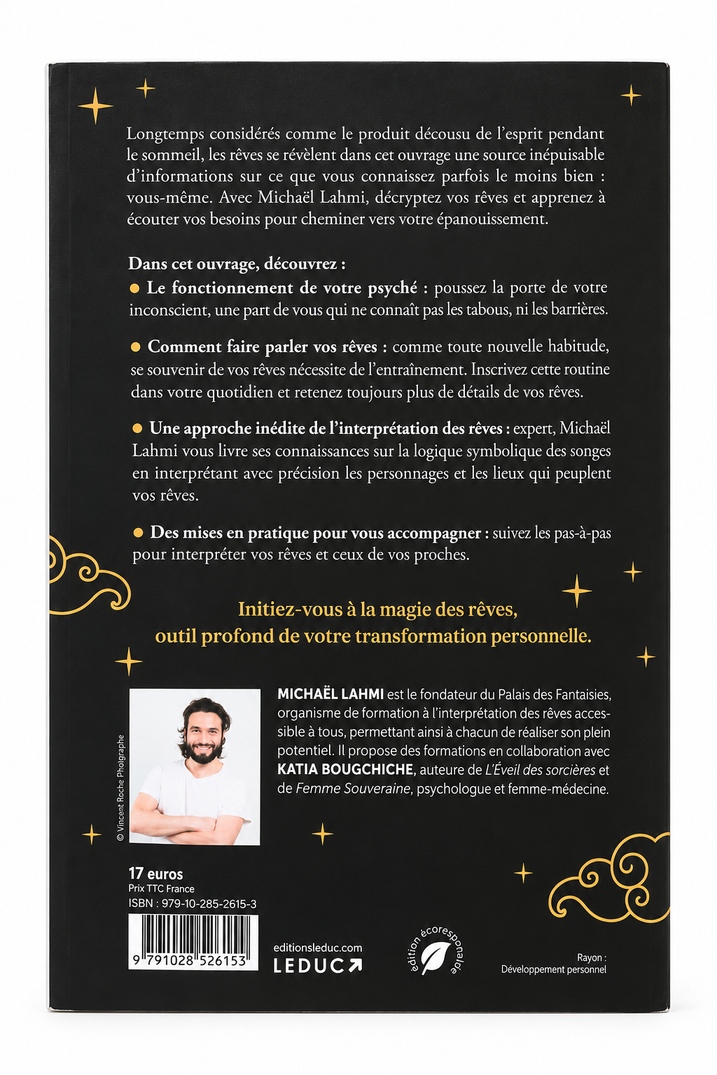 Quatrième de couverture de La langue des rêves de Michaël Lahmi sur fond blanc