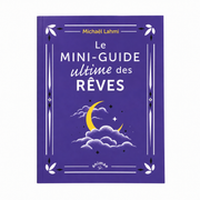 Couverture sans étiquette du Mini-guide ultime des rêves sur fond blanc