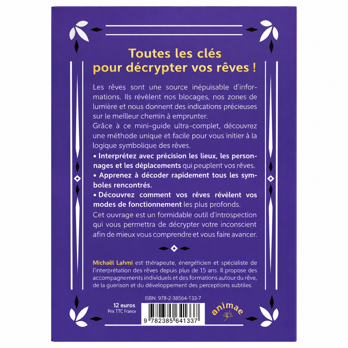 Verso du Mini-guide ultime des rêves sur fond blanc