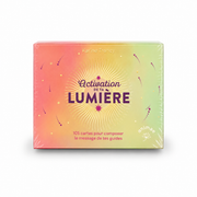 Oracle Activation de ta lumière de Karine Troncy, coffret sur fond blanc