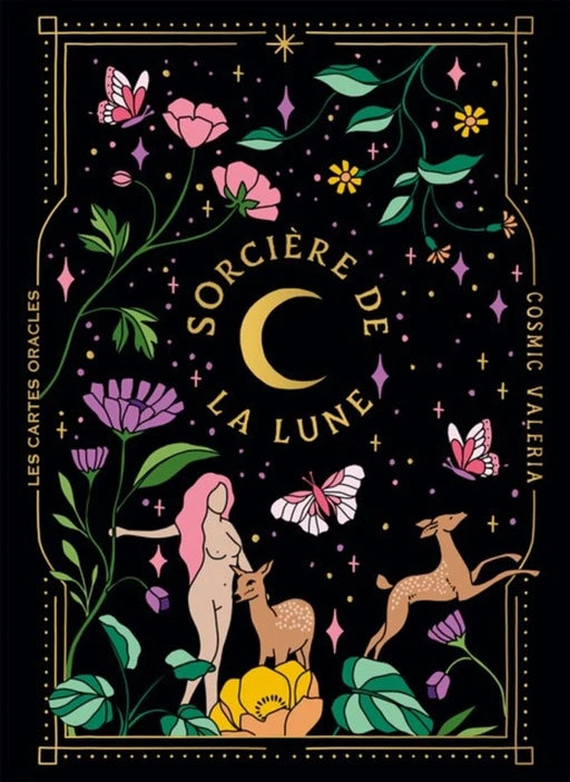 Couverture officielle de l’oracle Sorcière de la Lune – Cosmic Valeria