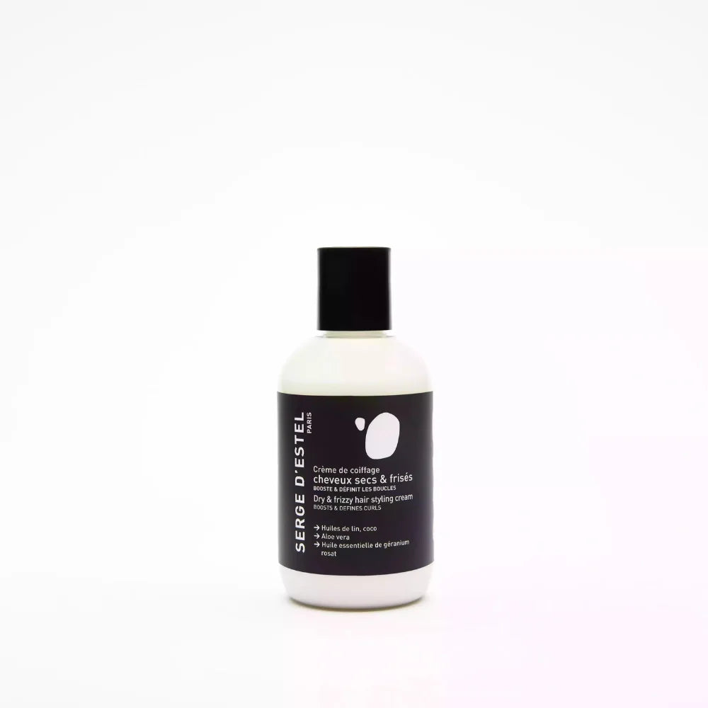 Flacon de crème de coiffage cheveux secs et frisés Serge D’Estel Paris