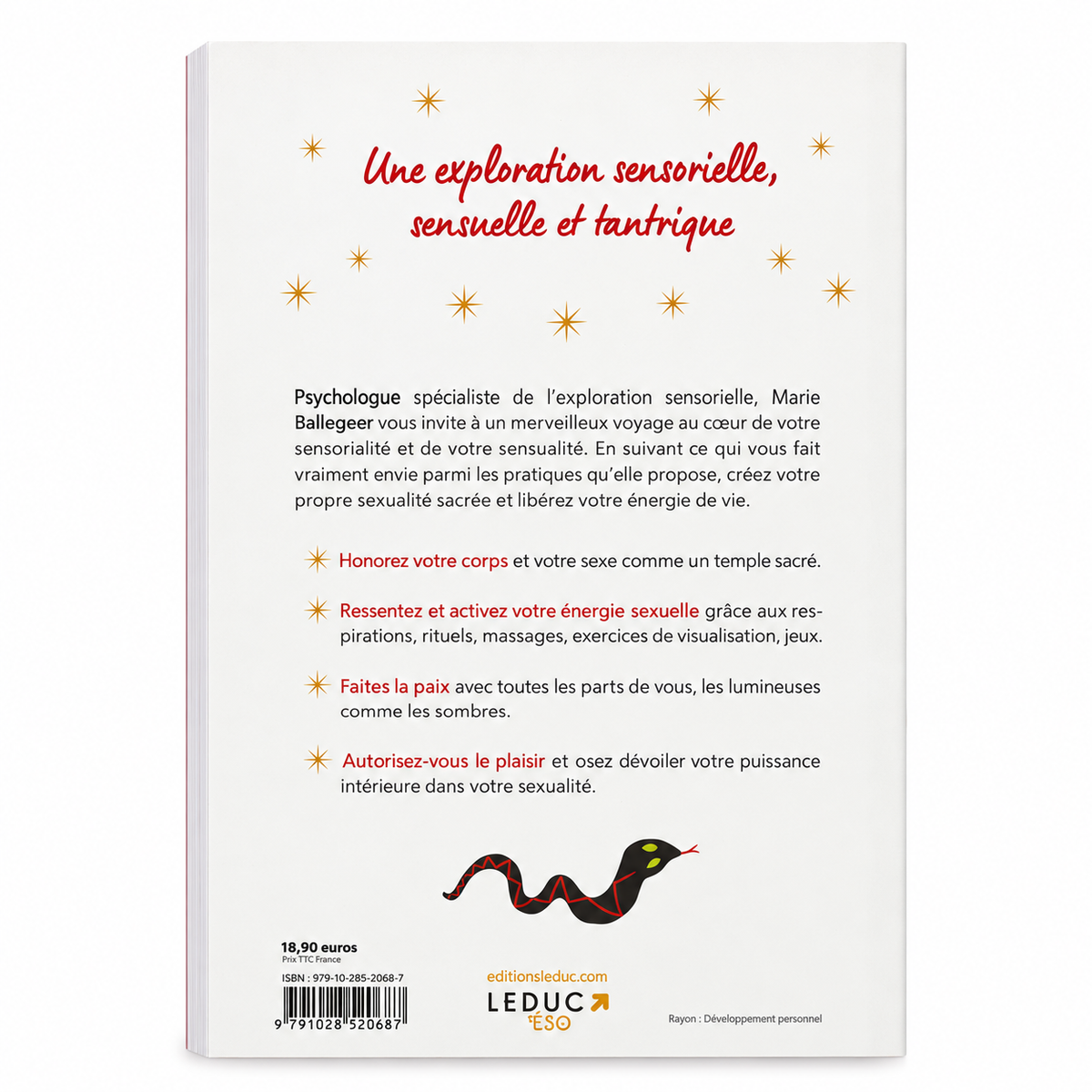 Quatrième de couverture de Sexualité sacrée sur fond blanc